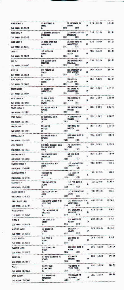 Tracer list!